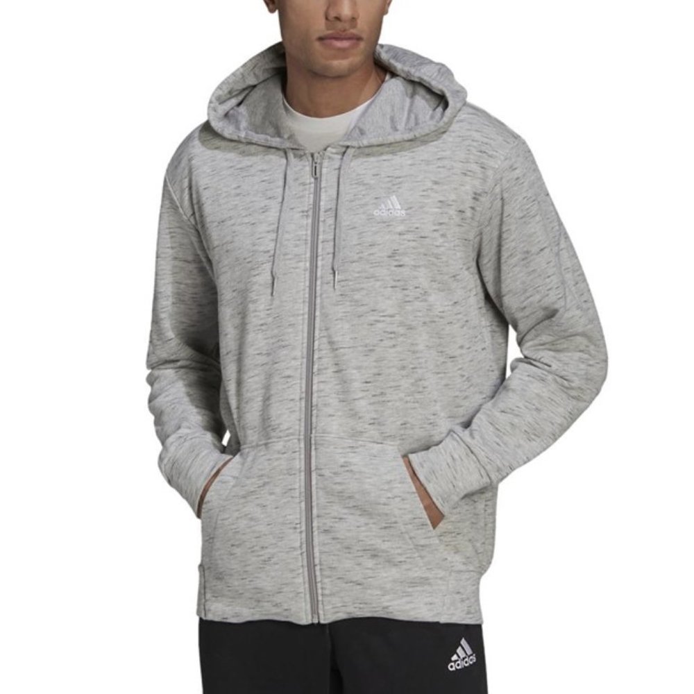 Adidas Sportswear Melange Full Zip Sweatshirt 2X